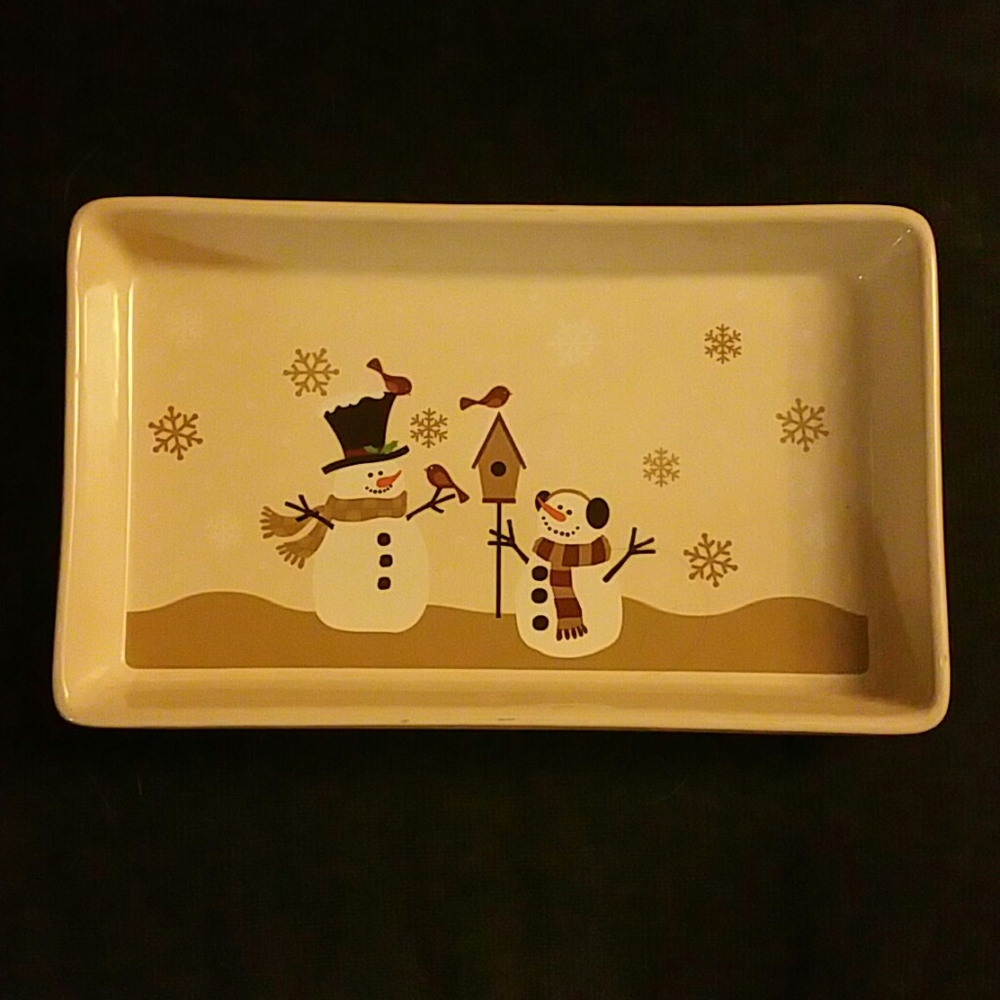 Christmas Tray Ceramic